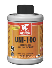 Клей для ПВХ. GRIFFON UNI-100, T-88, Bore Hole, PVC Cleaner, Труба ПВХ, Те