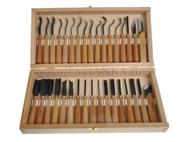 Набор резцов для резьбы по дереву – 34шт