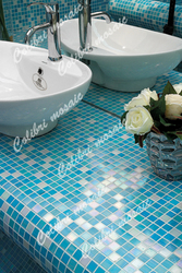 Мозаика стеклянная, каменная и керамическая в наличии.