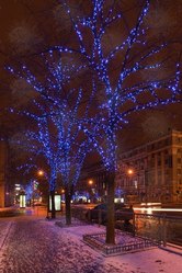 Световая цепочка,  электромонтажные услуги