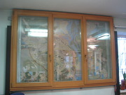 Деревянное трёхстворчатое окно