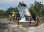 Шлак, гран шлак, щебень, песок, уголь, чернозем, перегной, бут камень.