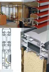 Офисные перегородки из алюминия .