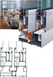 Раздвижные окна и двери из алюминия , теплые и холодные .