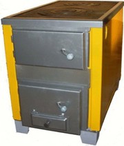 Котел твердотопливный ОГОНЕК КОТВ-17, 5 с варочной плитой, Житомир