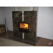 Камин, каминная топка с водной рубашкой, непрерывное горение