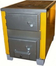 Котел твердотопливный ОГОНЕК КОТВ-17, 5 с варочной плитой