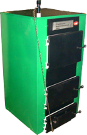 Котел  твердотопливный  Огонек  КОТВ-50