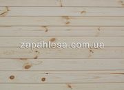 Вагонка деревянная из массива сосны 1 и 2 сорт.