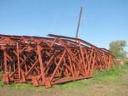 Продаю б.у.  хорошие фермы-металлоконструкции длиной 18 и 24м