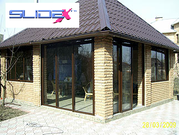 Раздвижные окна на балконы,  веранды,  беседки