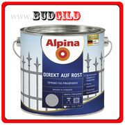 Продам Alpina Direkt auf Rost алкидная эмаль прямо на ржавчину, Бордов