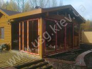 Остекление террасы раздвижной системой Profilco PR-45