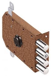 Акция! Замок Эльбор Сапфир 1.09.52.,  накладной,  усиленный,  12-сувальдный,  высшего 4 класса