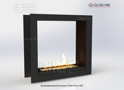 Биокамины. Встраиваемый биокамин Очаг Focus MS-арт.011