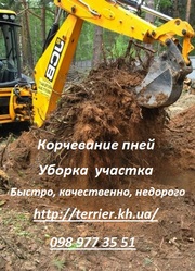 Уборка участка быстро, качественно, недорого!