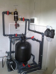 Монтаж бассейнового оборудования. 